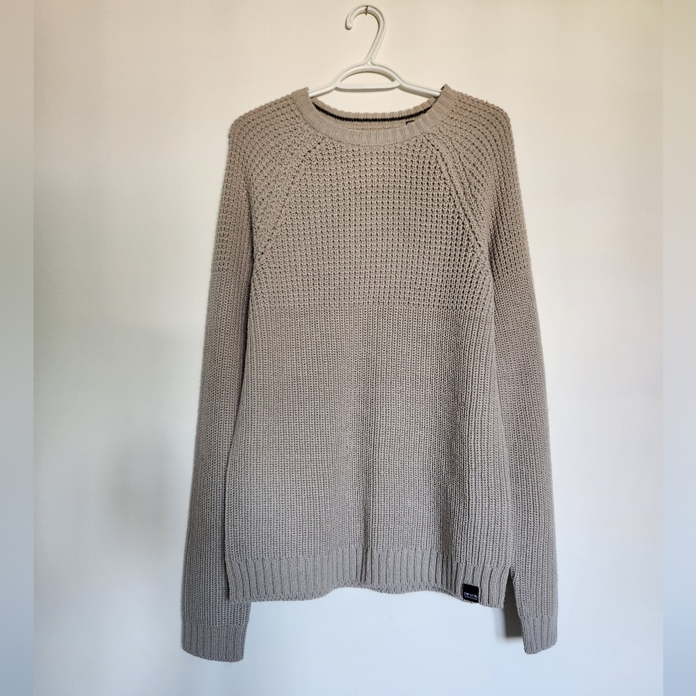 NWT Only & Sons Taupe Knit Sweater sz med
